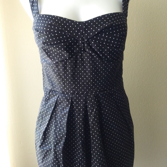 City Triangles Dresses & Skirts - City Triangles Polka Dot Black Dress with Bow